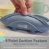 Suction Plates for Babies & Toddlers - 100% Food-Grade Silicone, Baby Led Weaning Supplies, 3 Pack