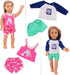 10 Sets 18 Inch 18 Ecore Fun Doll Clothes for Dolls pcs Outfits, Dresses, Swimwear, Jumpsuits & Tights | Costume