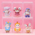 FOMIYES Bear Brick 5pcs Cube Plastics Box with Base - Clear Specimen Showcase Dolls Display Box for Action Figures