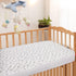 52" 28" 8", Crib Mattress Protector Waterproof, Quilted Crib Mattress Pad Cover x Extra Soft Breathable Toddler Bed