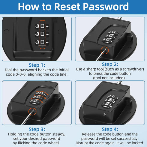 AOSITE 1 Pcs Black Fridge Lock Combo for Adults & Kids