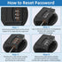 AOSITE 1 Pcs Black Fridge Lock Combo for Adults & Kids