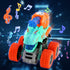 VUSUMOK 2-4, 3-5, 2 Pack 1 2 3 4-7, Monster Truck Toys for Ages Dinosaur Toys for Kids Light up Sounds Push and Go Toy