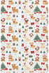 Sheet,52x28IN Pfrewn Christmas Crib Sheets for Boys Girls Christmas Dogs Trees Snow Fitted Crib Sheet Fits Standard