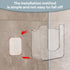 Piriuuo Wipes Dispenser, Wall-Mounted Wipes Holder for Bathroom Clear Wipe Dispenser Flushable Wipe Holder for Bathroom