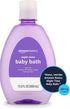 Amazon Basics Hypoallergenic Tear-Free Night-Time Baby Calming Bath, 13.6 Fl Oz (Pack of 4) (Previously Solimo)