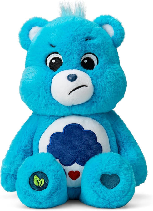 Care Bears 14” Grumpy Bear Plushie, Blue, Ages 4+, Perfect Holiday Birthday Gift