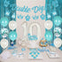10th Birthday Decorations for Girls, Teal Blue Double Digits Party Supplies, Number 10 Foil Balloon