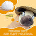 Hilarious Pug Stuffed Animal with Straw hat - 6" Funny Ugly Cute Pug Dog Plush Toy, Weirdo Stuffed Animal Pug Plushies for Kids Boys Adults Valentines Birthdays Gift