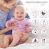 12 Pack 100% 7.8" 7.8" Small Baby Washcloths Cotton Thin Soft x Terry Cloth for Baby Face Bath Burp Travel Lightweight
