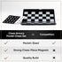 Pocket Chess Set by Chess Armory - Portable Mini Chess Set for Adults and Youth, Mini Chess Board for Unforgettable