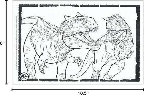 Jurassic World Jumbo Coloring and Activity Book - 64 Pages of Fun