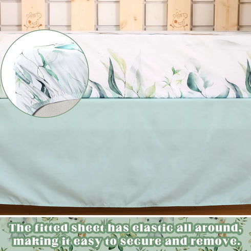 Hahafelt 3 Set Set Pcs Baby Crib Bedding Safari Animals Dinosaurs Bear Woodland Animals Jungle Crib Includes Quilt
