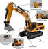 NOVAFUSION 3-5 3-5 Excavator Toys for Boys Year Old,Crawler Excavator Toy with Rotatable Fuselage Workbench