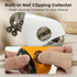pinkmintcat 2-in-1 Trimmer 3 Electric Nail Clippers & Polisher - Safe Automatic Fingernail & File with LED Light