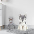 MON AMI Yukon The Husky Dog Stuffed Animal – 12”, Hand Crafted Soft Cuddly Plush Toy