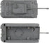 BMC Toys WW2 1:38 BMC CTS German Panther V Tank - Gray Plastic Army Men Military Vehicle