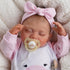BABESIDE 20-Inch Lifelike Reborn Baby Doll - Realistic Newborn Full Body Vinyl Sleeping Baby Girl with Toy Accessories