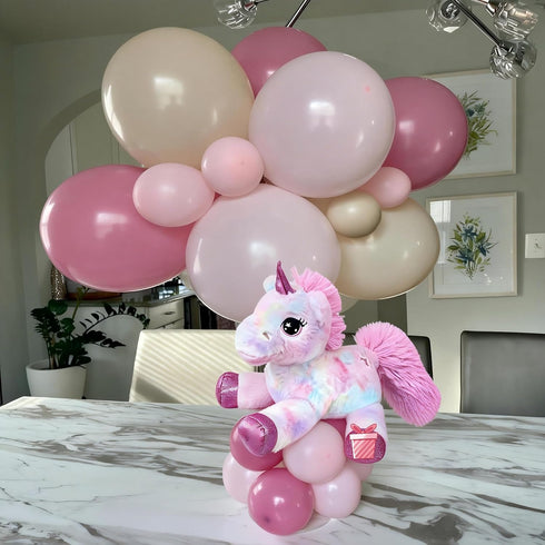 15 inch Small Stuffed Unicorn Animal Purple Rainbow Plush Little Fluffy Gifts for Kids Girls Boys Girlfriend