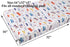 Changing Pad Cover Set 3 Pack Jersey Knit Ultra Soft for Baby Boys Girls, Rocket Satellite/Car/Bus