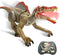 TALGIC- Remote Control Dinosaur Robot - Realistic Walking, Roaring, and Spraying Spinosaurus