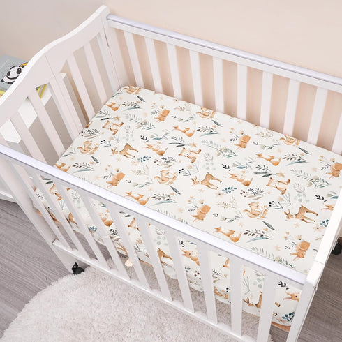 Set, 2 Pack Pack Pack PHF Soft Mini Crib Sheet Silky Comfy N Play Sheets for Boys Girls, Universal Fit for N Play