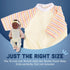 Constructive Playthings 4-Piece Sleeper Set for 12 Inch to 14 Inch Baby Dolls, Machine Washable Pajamas