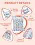 babygoal Wet Dry Bags for Baby Cloth Diapers, Washable Travel Bags, Beach, Pool, Gym Bag with Two Zippered Pockets 3