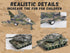 5 Pack Set, Playset 3+ Crelloci Die Cast Fighter Jet Tank Toy, Pull Back Army Toys Vehicle Camouflage Bomber Airplane