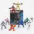 zumelio 4PCS T-13 Set, Dummy 13 Mini Titan Action Figures Assembly Completed Luck Robot Action Figure Toys for Boys
