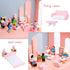 Sumind 30 Pcs Wooden Dollhouse Furniture Family Set - 8 Mini People Figures Dollhouse Accessories for Imaginative Play