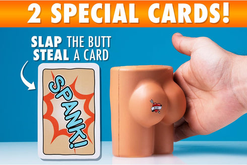 Fast Paced Card Game - Funny Family Game for 2 to 8 Players, Includes Card Holder & 71 Cards