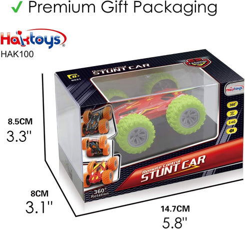 Mini RC Stunt Car, Double Sided Rechargeable Remote Control Toy, AWD Flip Car for Boys and Girls