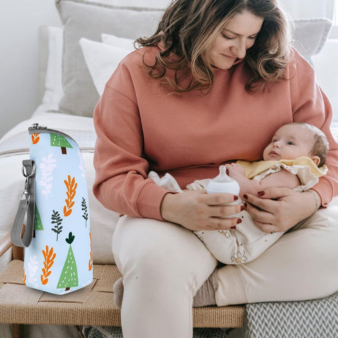 Insulated Baby Bottle Cooler Bag for Nursing Moms - Perfect for Daycare & Travel