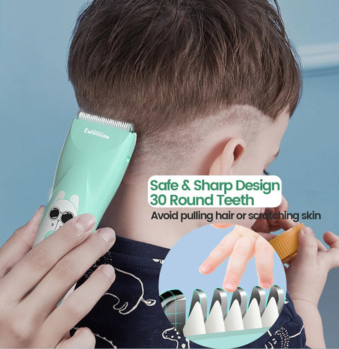Trimmer Baby Hair Clippers, Coldless Quiet Hair Shaver for Toddler Children with Autism, Waterproof Rechargeable