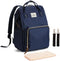 Ramhorn Diaper Bag Backpack Multifunction Waterproof Travel Back Pack for Mom Blue