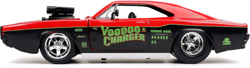 Big Time Muscle 1:24 1970 Dodge Charger RT Voodoo Die-Cast Car, Toys for Kids and Adults