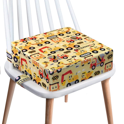 Toddler Booster Seat for Dining Table,4 Inches Washable Double Safer Straps Non-Slip