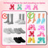 25 PCS Doll Clothes for 11.5 Inch Girl Doll, Including 3 Flower Dresses, 2 Sequin Dresses, 3 Casual Wear