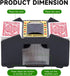 Automatic Card Shuffler 1/2/4/6 Decks, Electric Battery-Operated Shuffler for Poker, Home Card Games