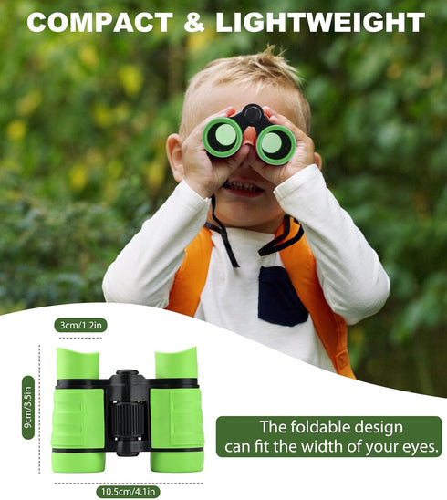Binoculars for Kids, Toy Binoculars for Boys and Girls 3-12 Years, Valentines Day Gifts for Bird Watching