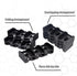 Card Case Black, Card Sorting Tray for Catan Resource Cards, Game Accessory for Catan Board Game