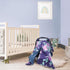 TANOFAR Car Seat Cover Baby, Peekaboo Opening Infant Car Seat Cover for Winter, Warm & Cozy, Purple Floral