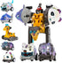 VUSUMOK Transformer Toys for Ages 5-7 Pull Back Toy Cars,5in1 Alloy Educational Kids