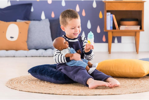 Corolle Magic Milk Bottle Baby Doll Accessory - Makes 3 Sounds, for 14" and 17" Baby Dolls (Batteries Included)