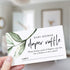 Bliss Collections Diaper Raffle Tickets for Baby Shower, Rustic Greenery, 50 Cards