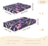 CZXW 52" 28" Butterflies and Lavender Flowers Crib Sheets Fitted x Natural Cotton Soft & Breathable for Baby Crib