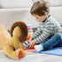 Love Lion Stuffed Animal, King Lion Plush Toy with Heart Shape Mane Tail for Kids Baby Lover Birthday Gift, 13.8“