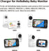 Tonton 5V 6.6FT HB6550, HB65, HB50, HB40, HB6250, K05S050100U 2022 Charger for HelloBaby Camera Monitor Baby Monitor