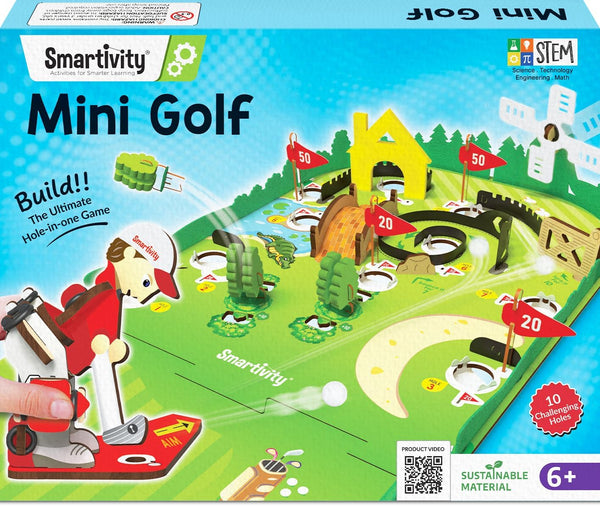 Smartivity Mini Golf Table Top Game for Kids Ages 6 to 12